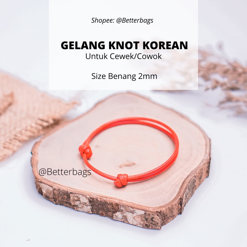 Gelang Korean Tali Pria / Gelang Wanita Murah Warna Warni