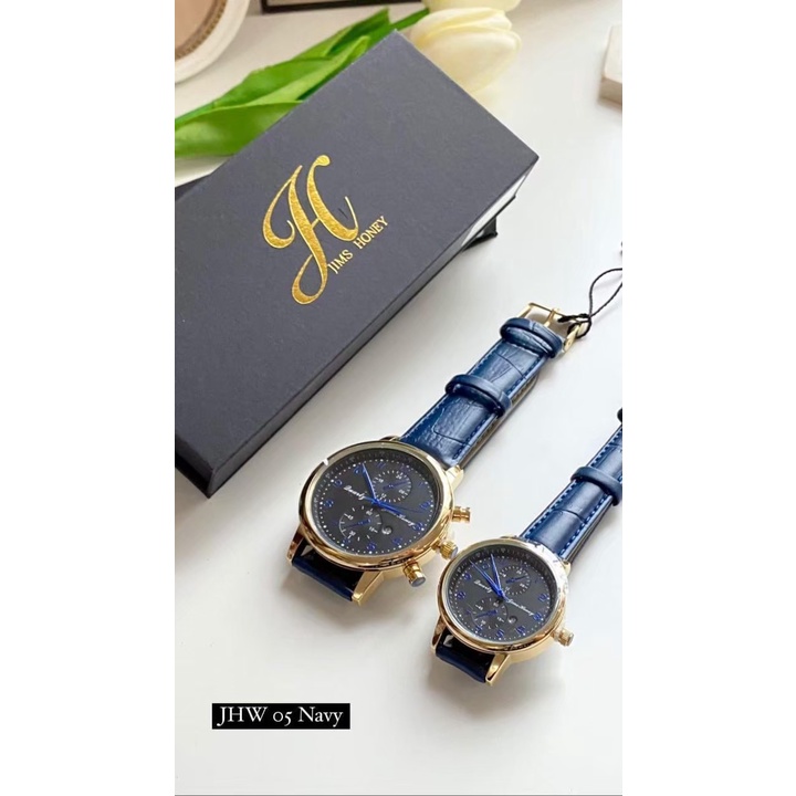 (BISA COD) JAM TANGAN CEWEK COUPLE COWOK TERBARU JIMSHONEY IMPORT MURAH JHW 05 PROMO (FREE BOX)