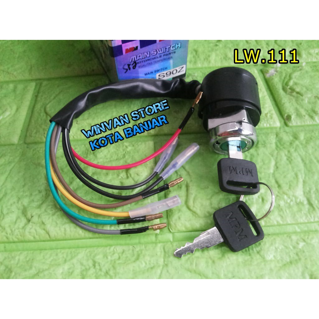 Kunci Kontak S90 S90z Benly CB100 CB CG GL 100 110 125 Kabel 7