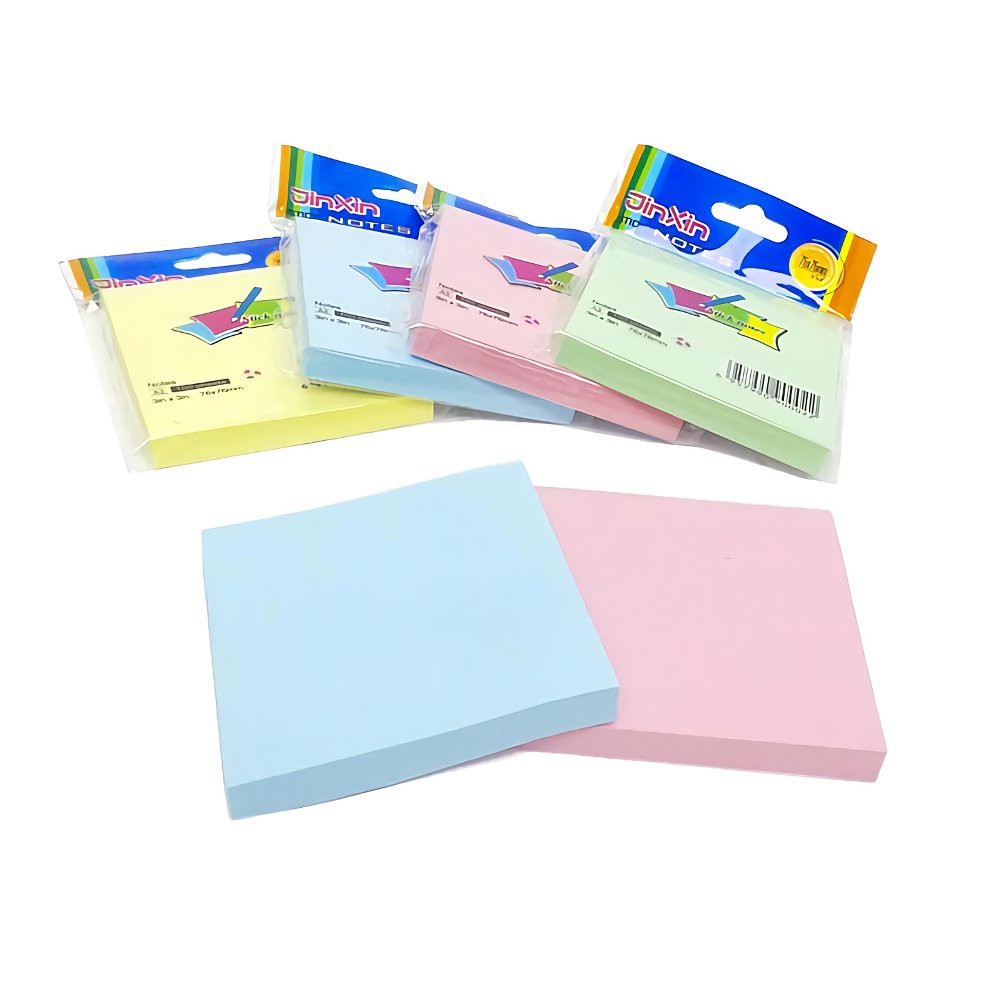 

OHOME Memo Tempel 76x76 MM MS 063 Sticky Notes 100 Lembar Sheets Post Its Joyko Random