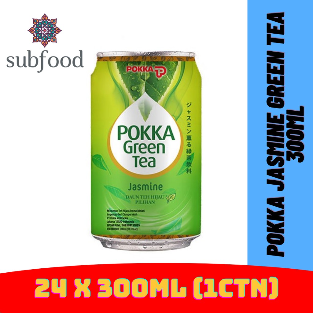 

Pokka Jasmine Green Tea Canned 300ml (1ctn)