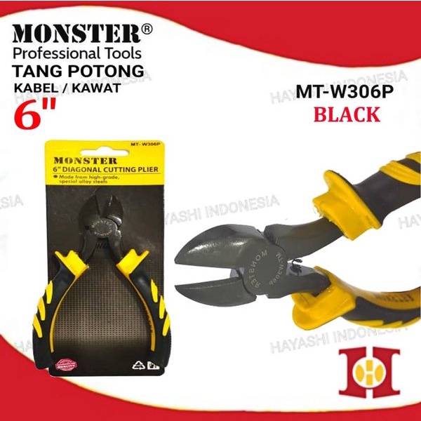 Tang Potong 6 inch MONSTER MT-W306P Silver