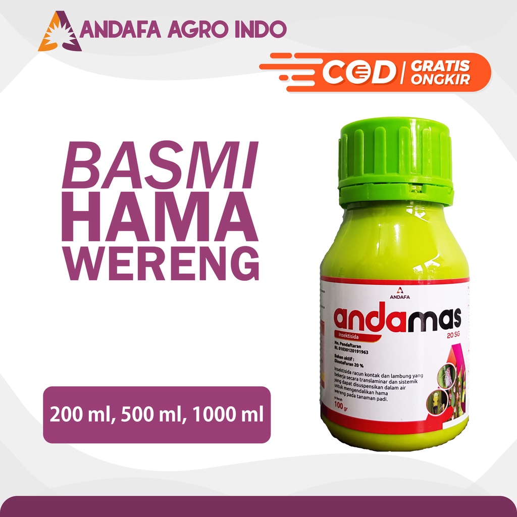 AndaMas 100gr Insektisida Obat Hama Wereng Padi Paling Ampuh Baru 2022 Obat Hama Padi Hama Wereng