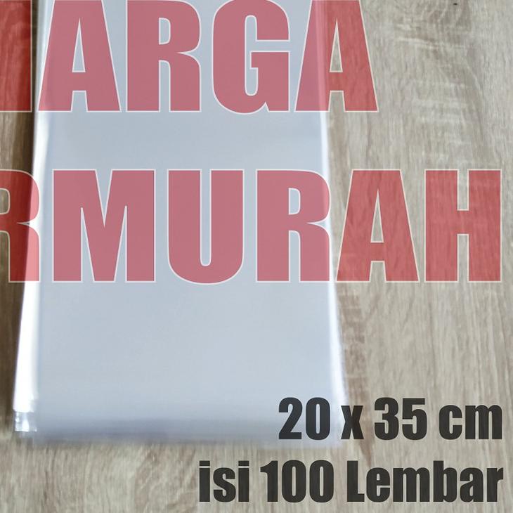 

➶ PLASTIK OPP TEBAL 20 x 35 cm 30 Micron (0,5) PLASTIK KEMASAN ISI 100 PCS / Plastik Kemasan Bungkus Kaos Kaki ✲