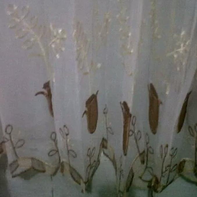 Vitrase Sifon Bordir - Gorden Vitrase - Vitrase import - Vitras jendel