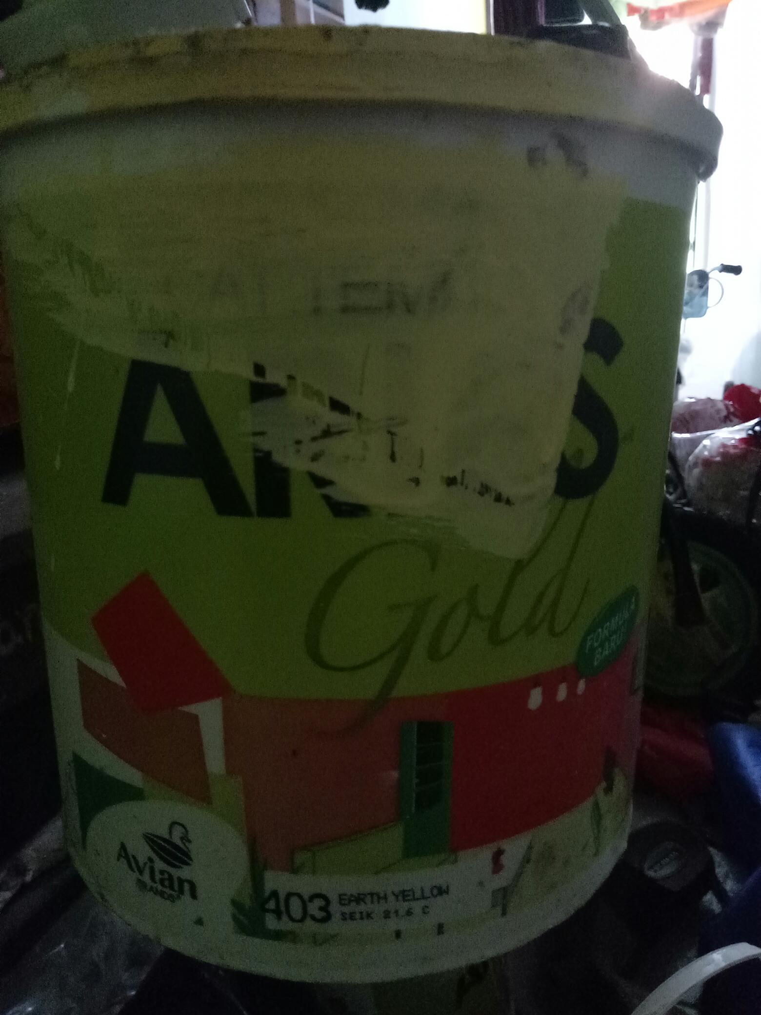 Cat Tembok Aries Gold Ready Mix (4.5 Kg)