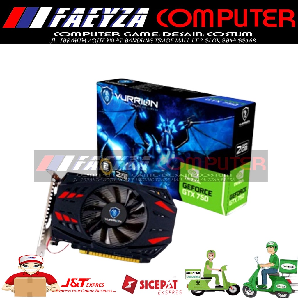 VGA VURRION GTX 750TI 4GB DDR5 128Bit GAMING VGA ORI