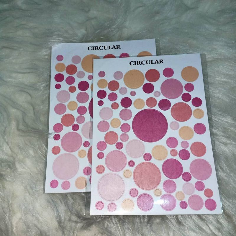 

Sticker Deco Hias Untuk Journal/ Scrapbook - Motif Circular