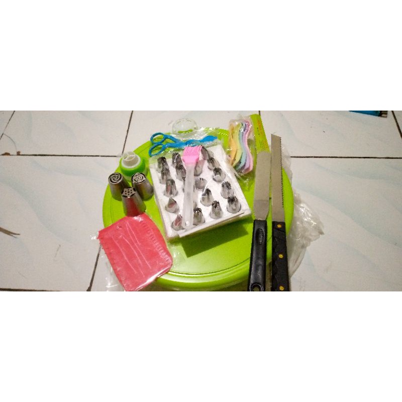 paket dekorasi kue tart