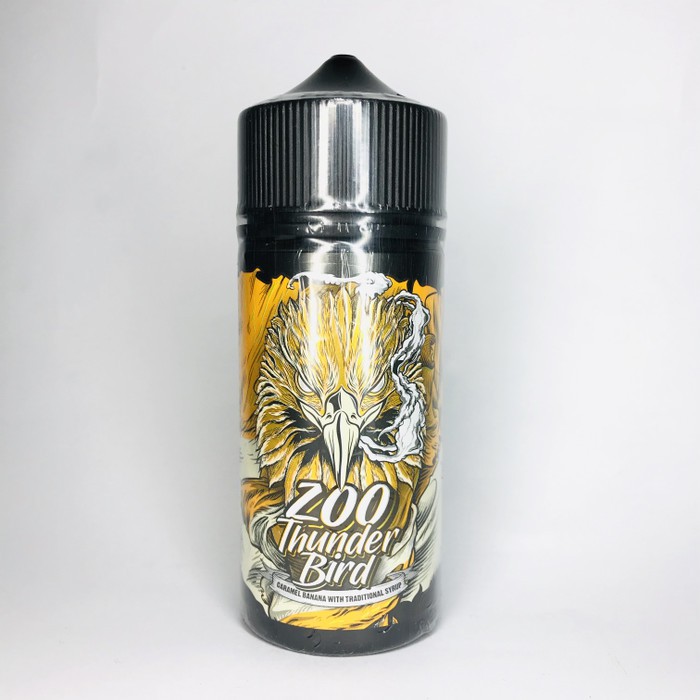 liquid Zoo Thunder Bird Caramel Banana 100ML by Vapezoo Brewery berpita cukai