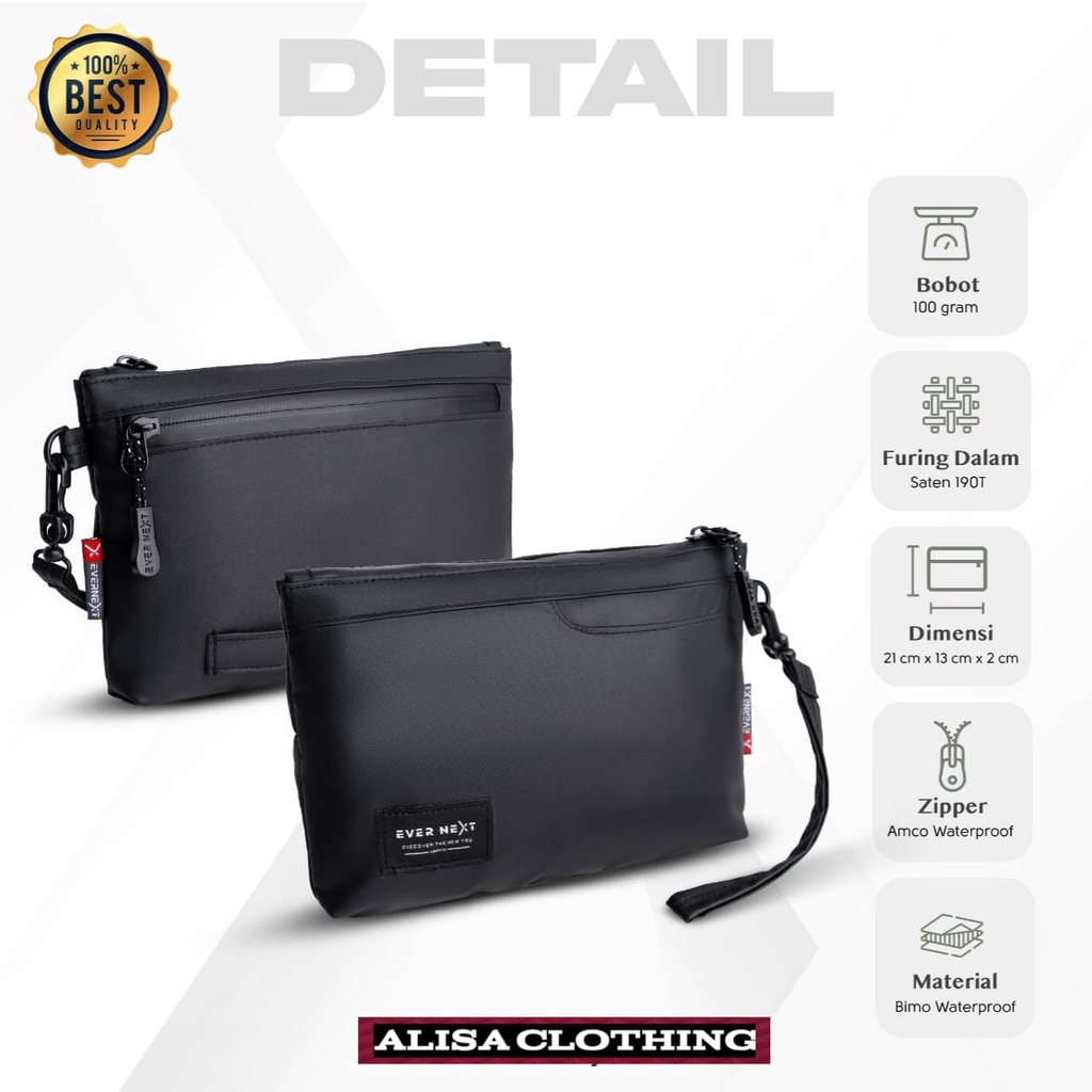 CLUTCH BAG PRIA WANITA WATERPROOF TAS TANGAN PRIA WANITA HAND BAG