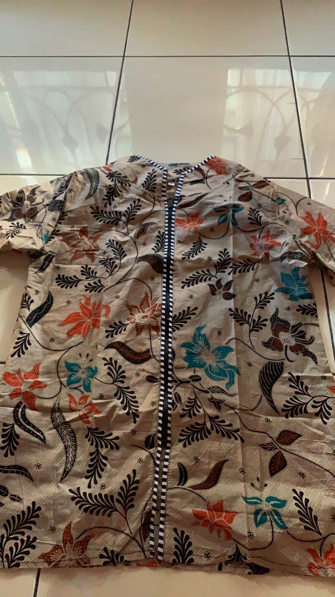 Atasan Batik Dolby Dolbi Dobby Doby Tenun Sutra Tulis Halus Katun Atbm Baron Zipper Zebra Series