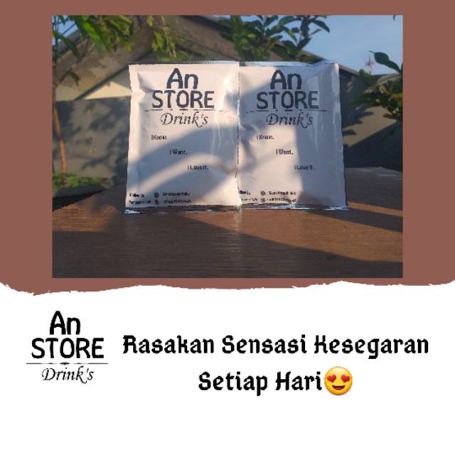 

ANSTOREDRINKS MINUMAN BUBUK SEGAR PRAKTIS
