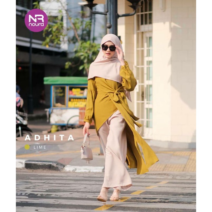 Adhita setelan kulot dan tunik DEWASA | TUNIK KULOT ANAK | SETELAN TUNIK KULOT KHIMAR