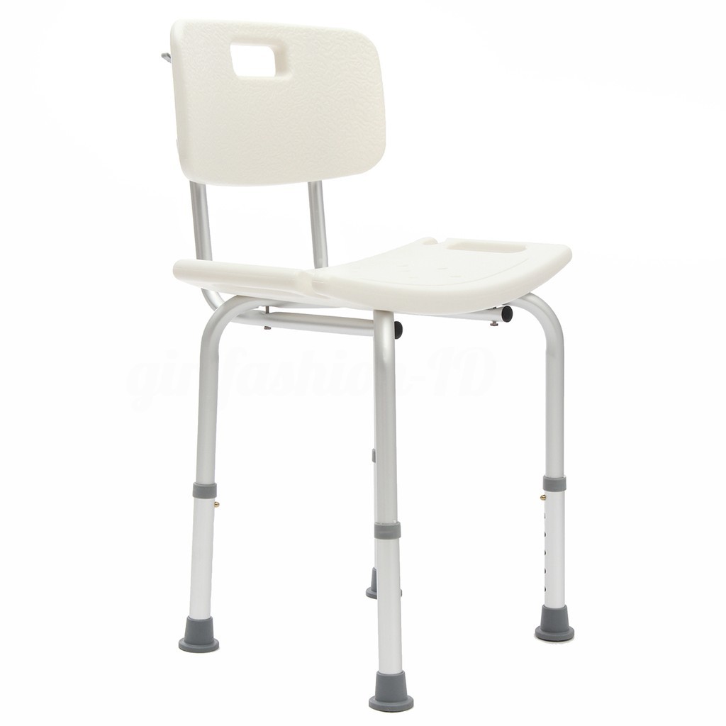 X Bayar Di Tempatadjustable Medical Shower Chair Bath Tub Bench Stool Seat W Detachable Backres Shopee Indonesia