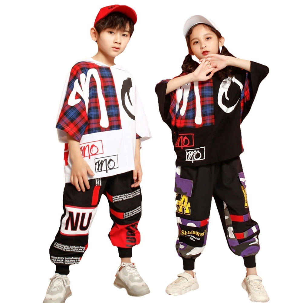 Setelan Kaos Tshirt Hoodie Anak Unisex Print Kotakkotak Setelan Kaos Tshirt Hoodie Anak Unisex Print Kotakkotak