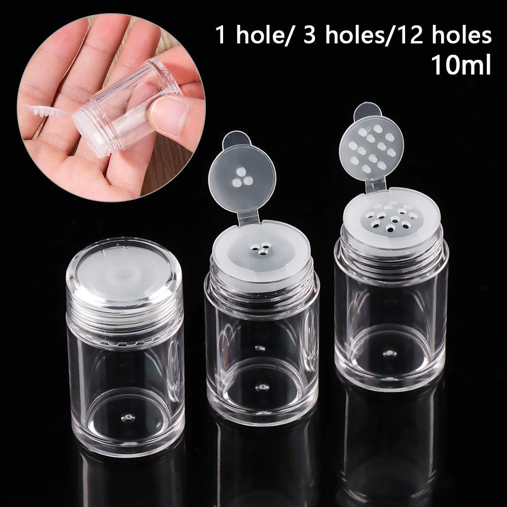 Preva Loose Powder Jars Bening Kosong Tutup Ulir Alat Make Up Botol Isi Ulang