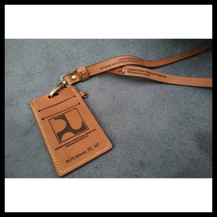 

BEST SELLER !!! ID CARD KULIT SAPI ASLI - TAN CH TERLARIS