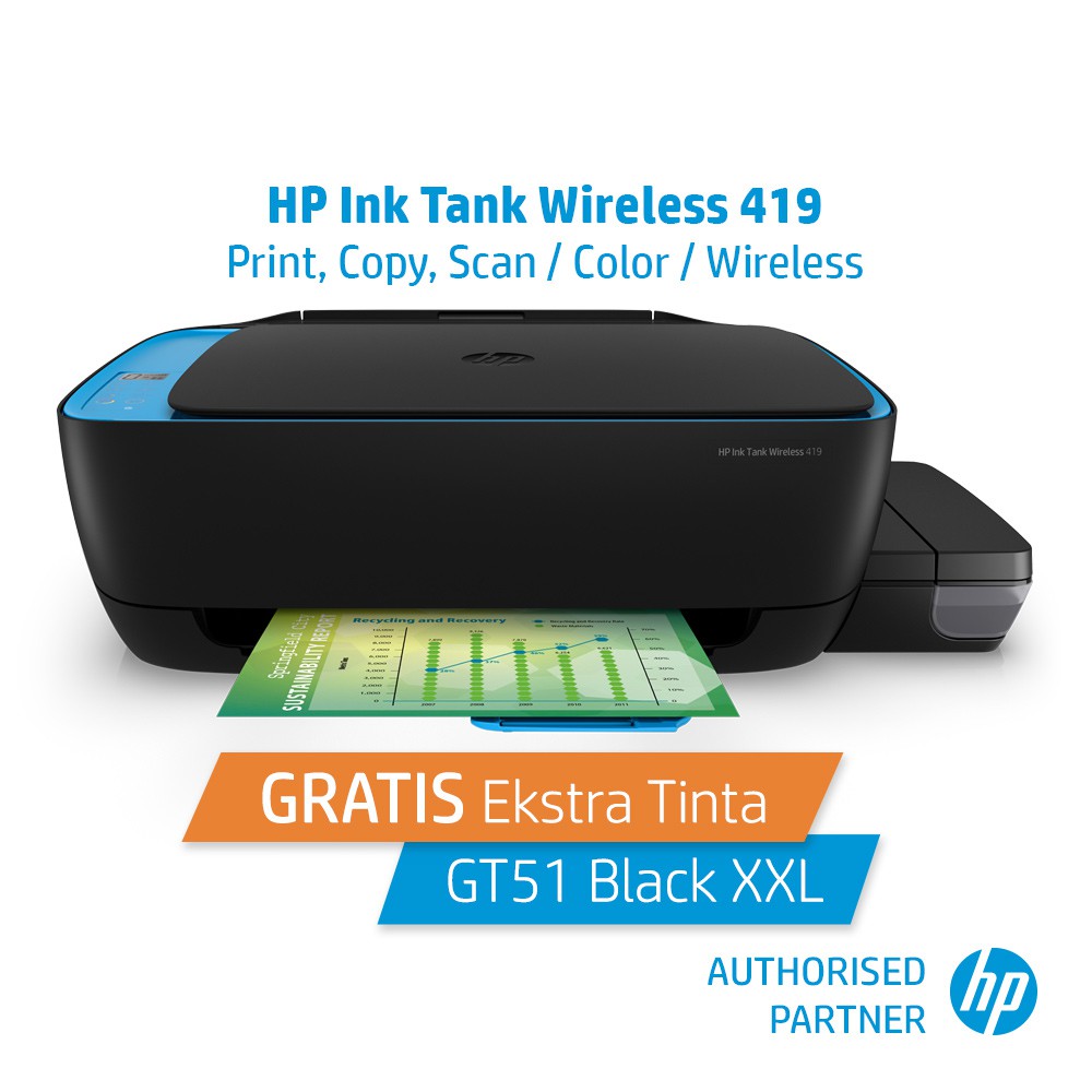 HP Ink Tank Wireless 419 / Print | copy | scan | wireless ...