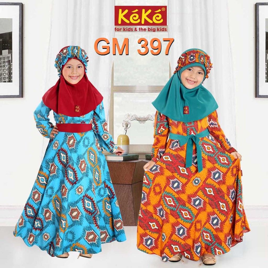 KEKE GM 397 GAMIS ANAK PEREMPUAN KEKE BUSANA MUSLIM