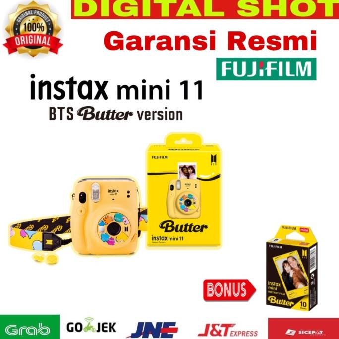 fujifilm instax mini 11 bts butter version instant camera fuji mini11