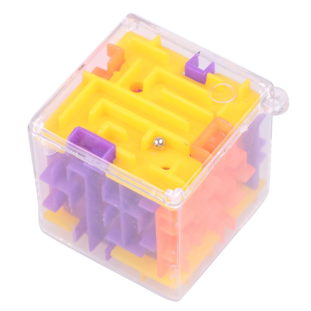 3D Maze Magic Cube Toy Labyrinth Rolling Puzzle Game Kid Educational Toys