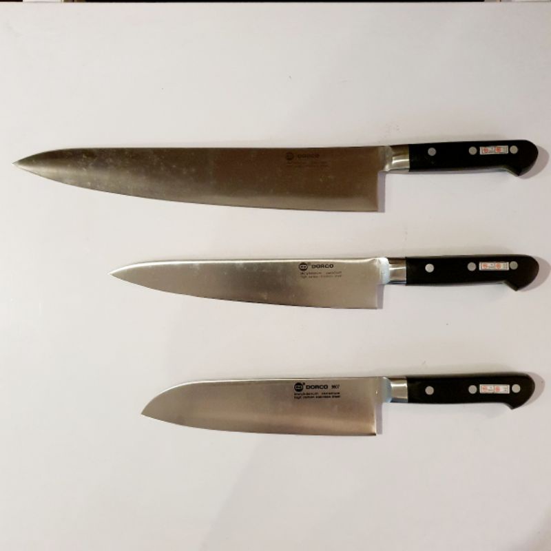 Dorco Chef Knife Sushi Knife Pisau Koki Pisau Sushi High Carbon Stainless Knife