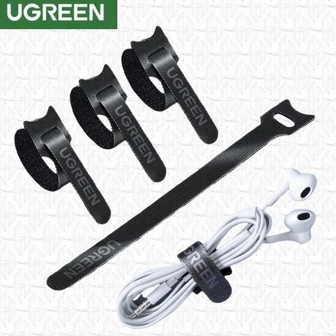 

UGREEN VELCRO TIE CABLE WINDER ORGANIZER PENGIKAT KABEL 1 PACK 10PCS