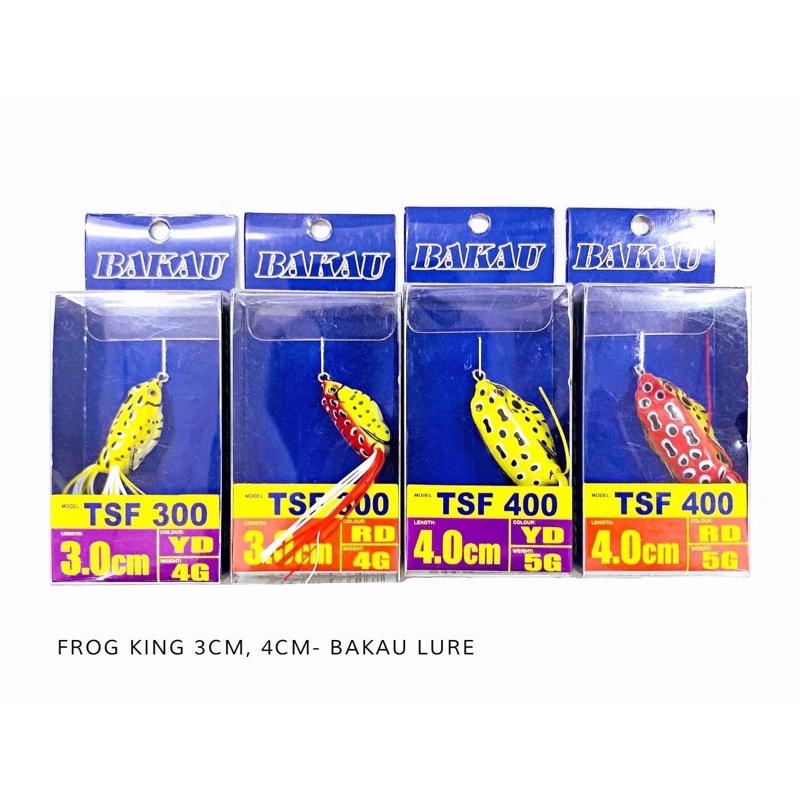 FROG KING 3CM, 4CM - BAKAU LURE