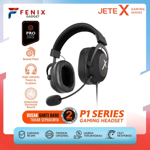 Headset Gaming I Headphone Gaming Pro JETE X P1 Pro Garansi 1 Tahun