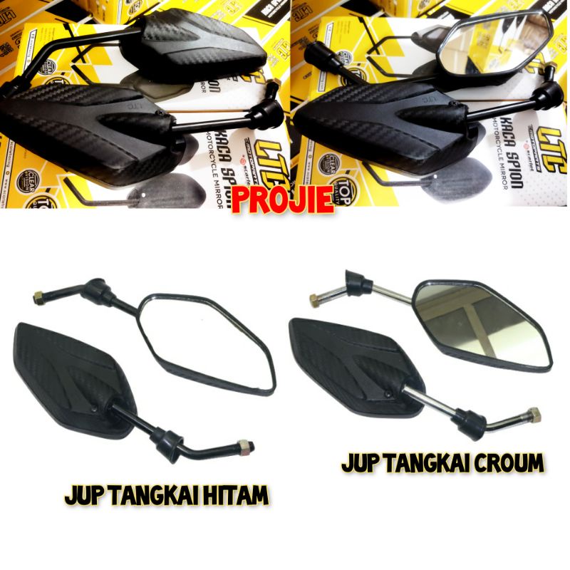 Kaca spion - spion karbon carbon doff yamaha Jupiter mx Jupiter z vixion vega r vega zr mio soul gt 