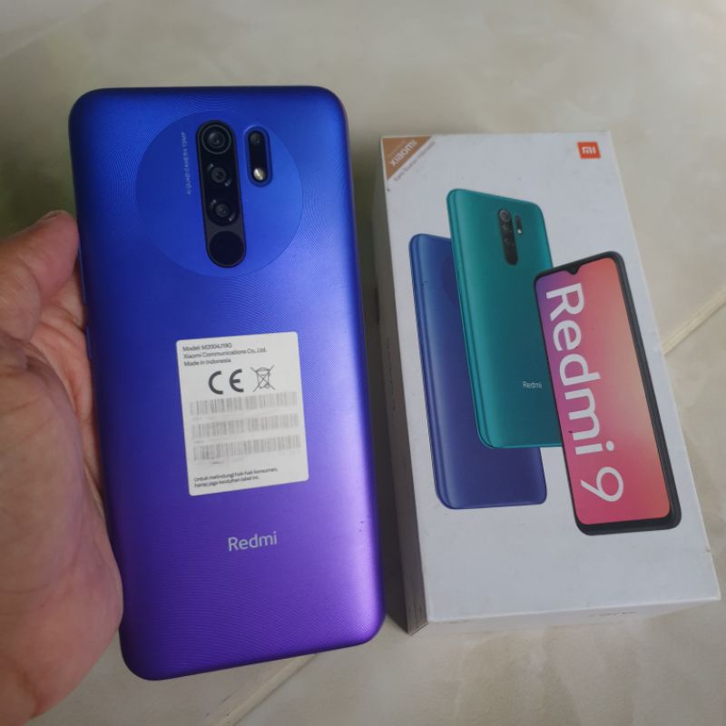 Redmi 9 3/32 mulus istimewah lengkap