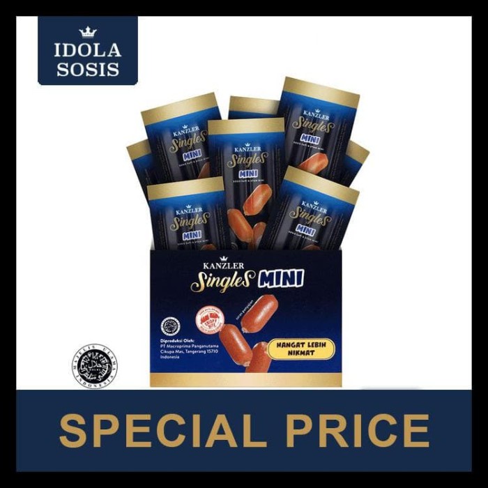 

Termurah PROMO 1 BOX - KANZLER SOSIS SINGLES MINI (12 PCS) BEST SELLER