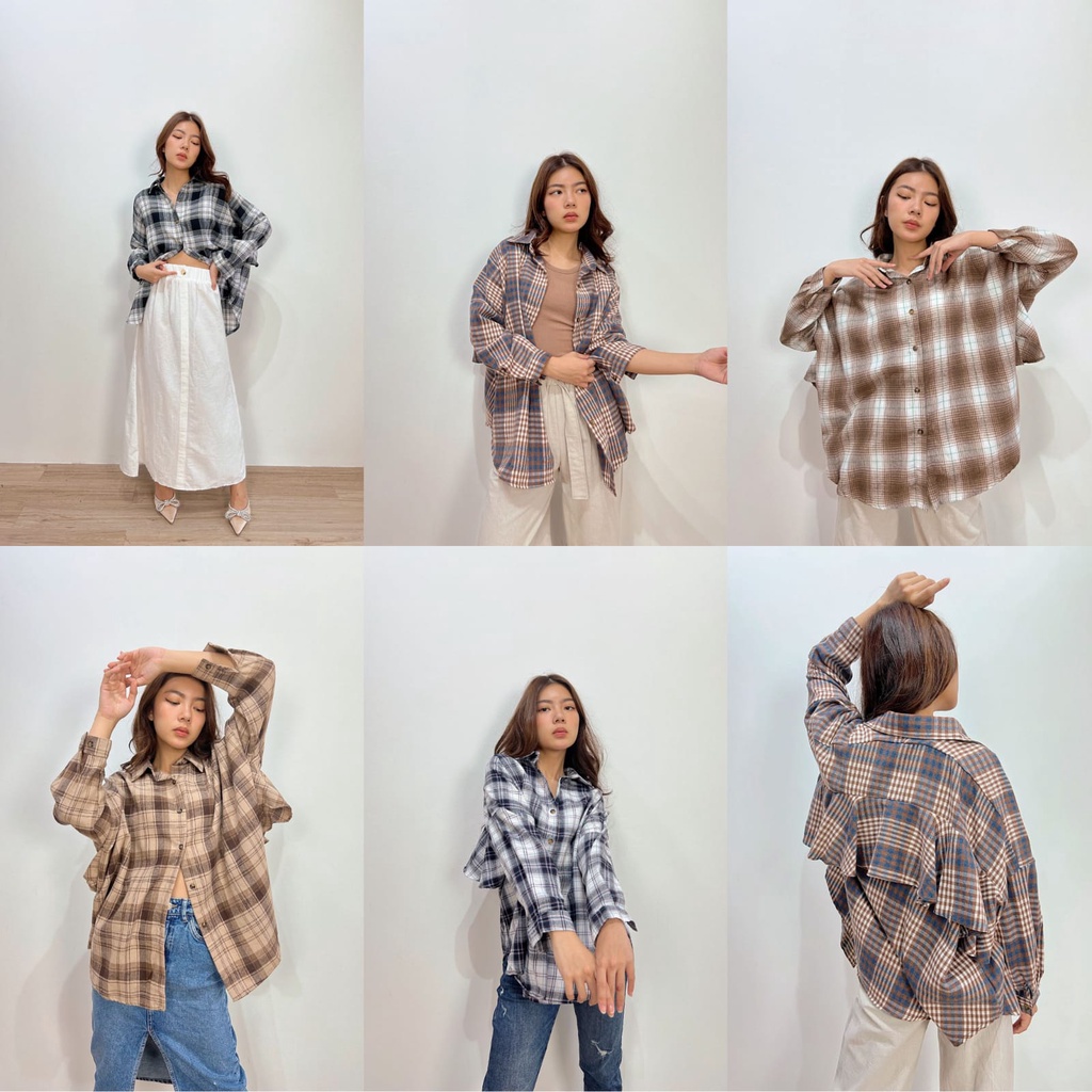 KEMEJA OVERSIZE LD140 KEMEJA WANITA LD140 KEMEJA CEWEK LD140