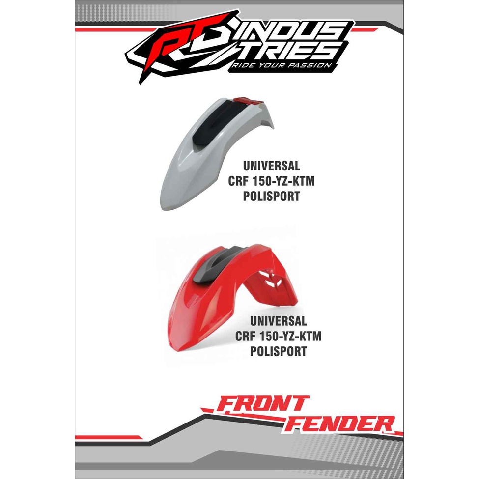 POLISPORT SM LINE UNIVERSAL Front Fender - Spakbor Depan Adventure End
