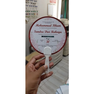 undangan kipas 2 sisi