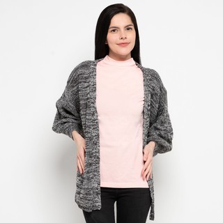 MKY CLOTHING CARDIGAN  RAJUT  2 WARNA LENGAN BALON  Shopee 