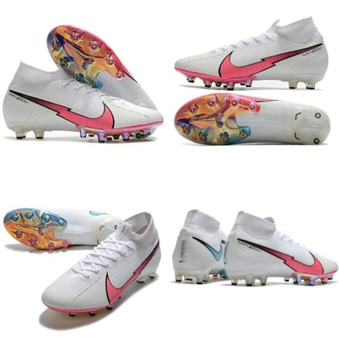 Sepatu Bola Nike Mercurial Superfly 7 Elite White Flash Crimson Ag S7968