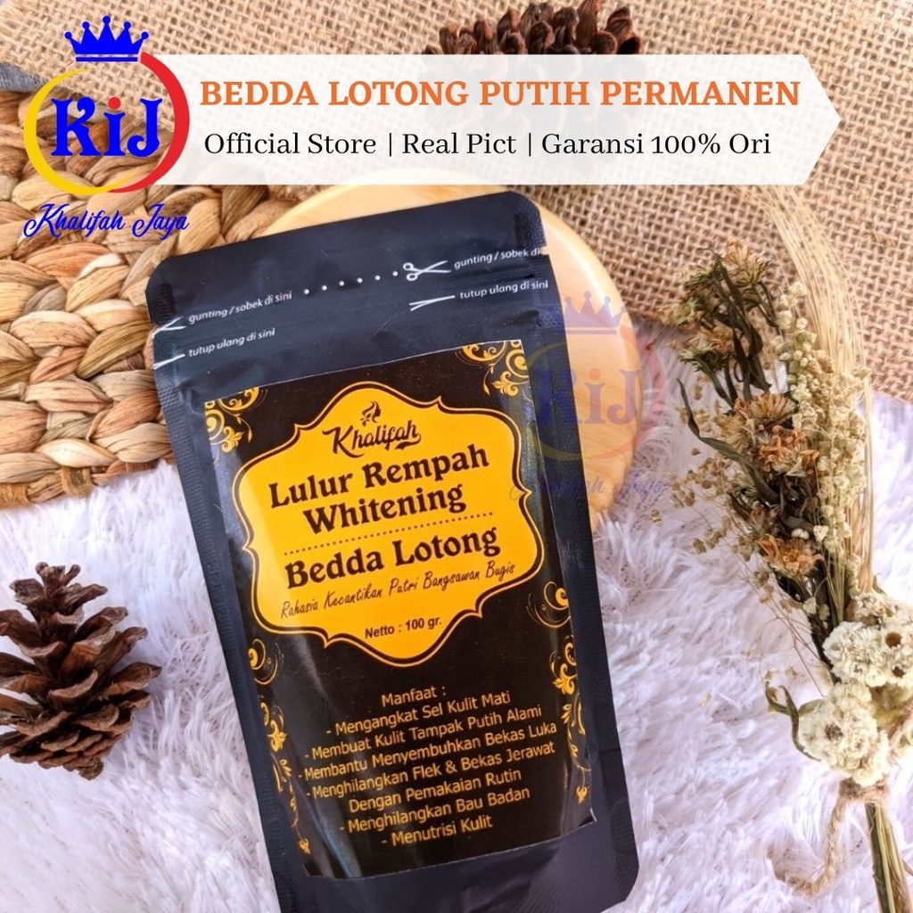 BEDAK LOTONG / BEDDAK LOTONG ASLI / LULUR BEDDA LOTONG / BEDDA LOTONG KHALIFAH