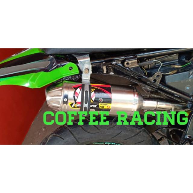 Knalpot racing kawahara KLX150 CRF150 DTRACKER mantap ragaaaa