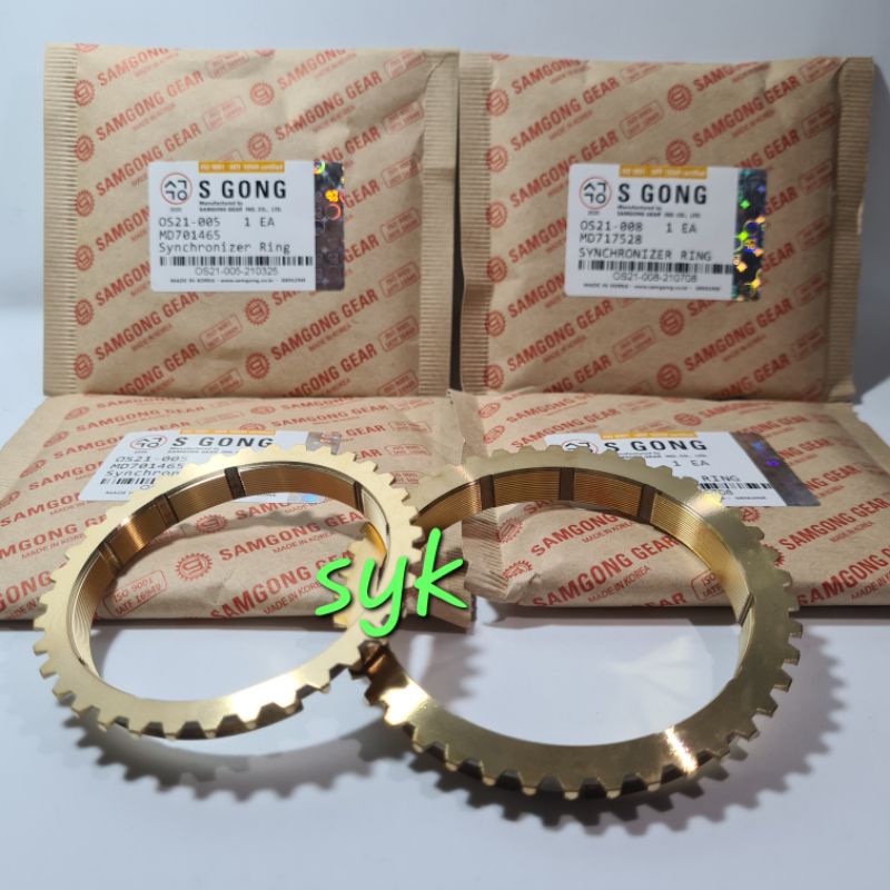 RING SYNCHRONIS ASSY L300 MD701465/MD71752 ORI SAMGONG made in KOREA BESAR KECIL