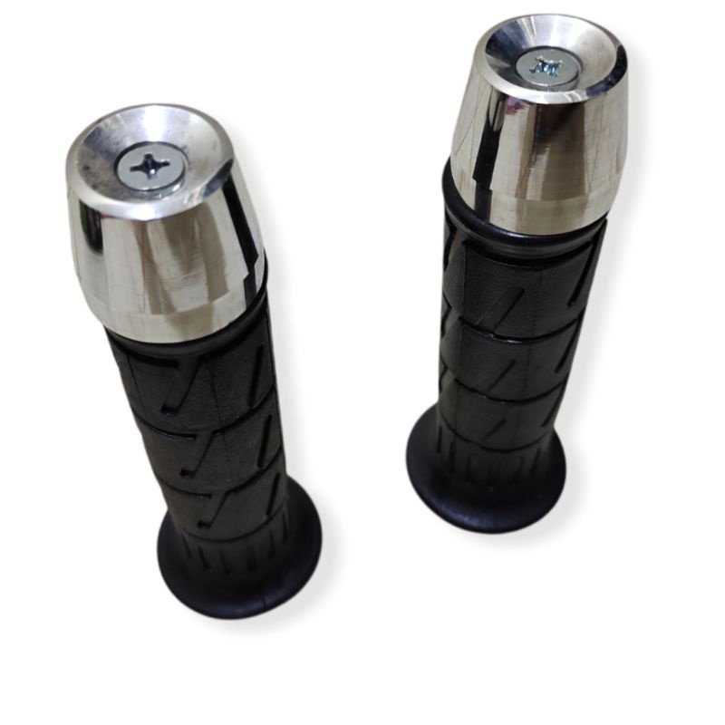 HANDGRIP KAZE SET JALU STANG CROME MODEL PCX KANAN KIRI UNIVERSAL BUAT SEMUA MOTOR