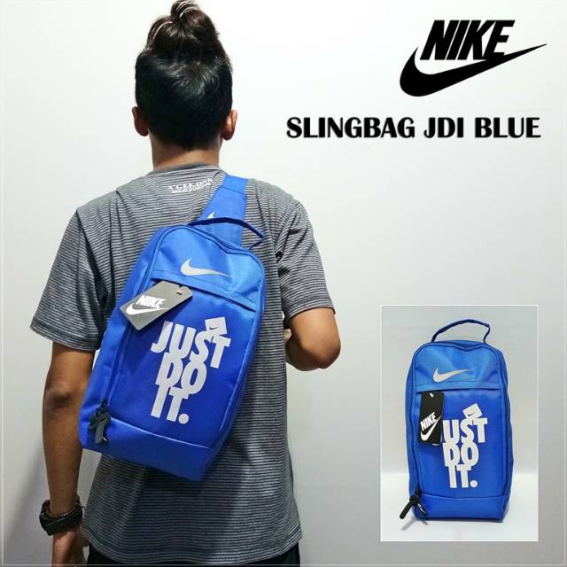 TAS SLINGBAG NIKE JUST DO IT WAISTBAG NIKE JDI TAS SEPATU FUTSAL DAN BOLA TAS JALAN TAS SMARTPHONE
