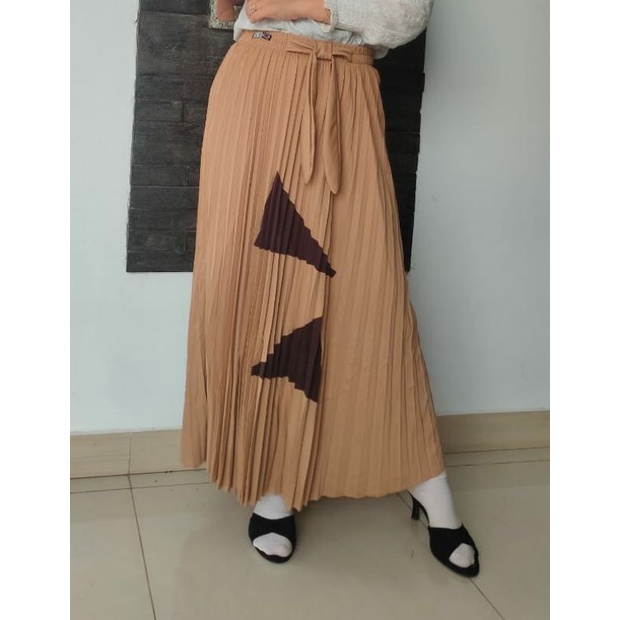 (COD) ROK PLISKET MQHIJAB TERBARU (PILIH WARNA)
