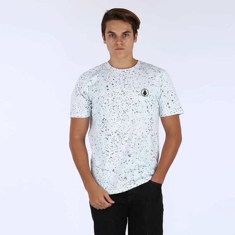 volcom baju kaos pria putih hijau original 100% sale