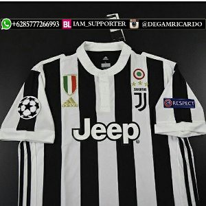 JERSEY JUVENTUS HOME 2017   2018 PATCH UCL Limited