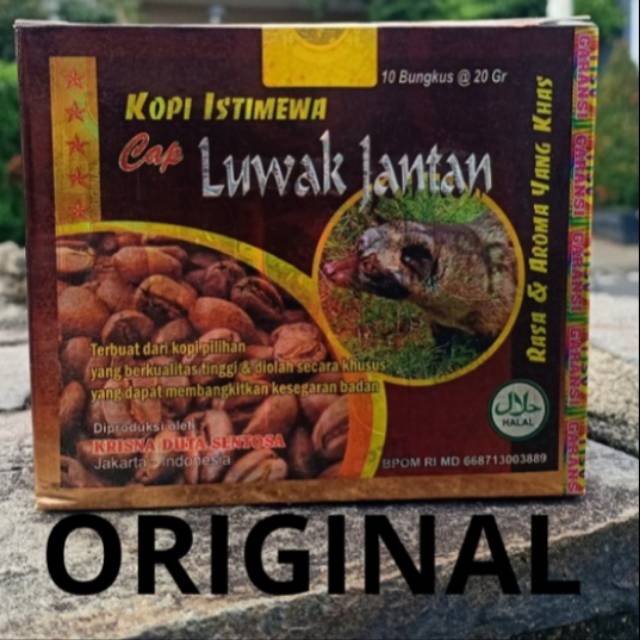 

kopi LUWAK JANTAN ORIGINAL