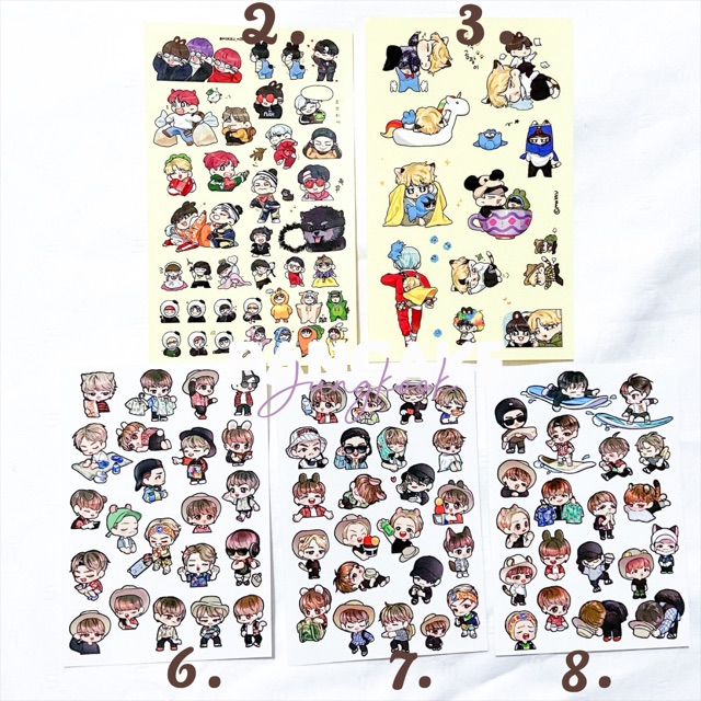 [ READY‼️ ] bts fanart sticker