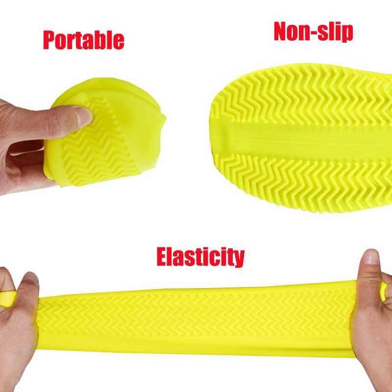 Darden Cover Sepatu Anti Air Hujan Waterproof Silicone