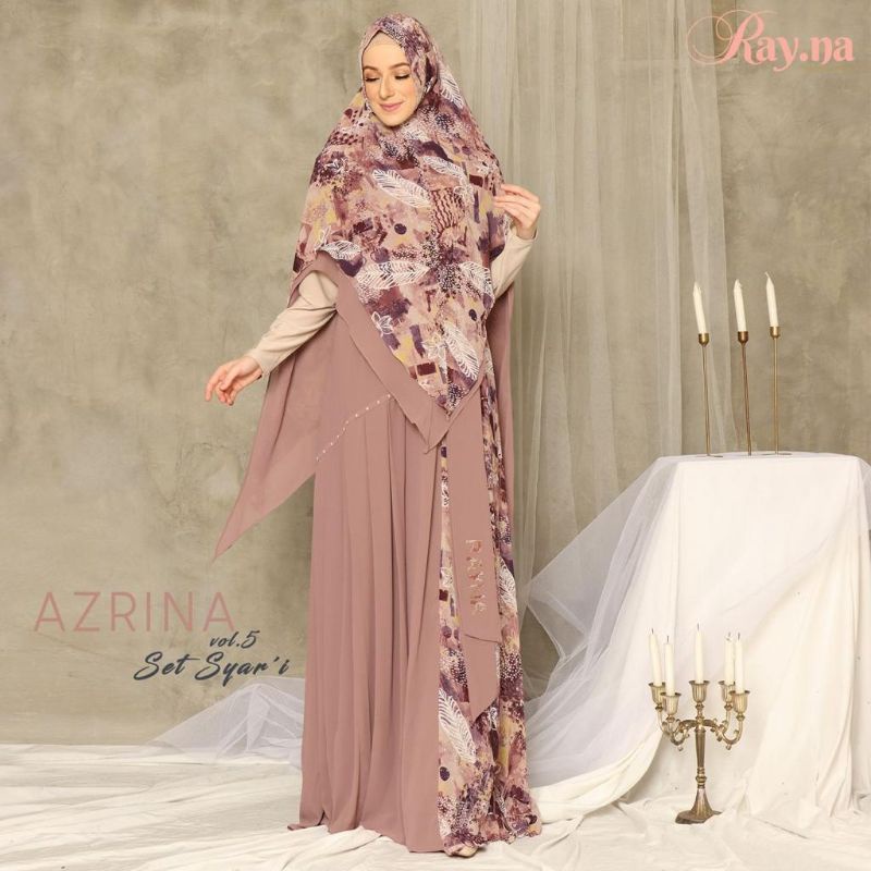 ready gamis syar'i syari azrina set vol 5 vol.5 by rayna ORI original ray.na hijab